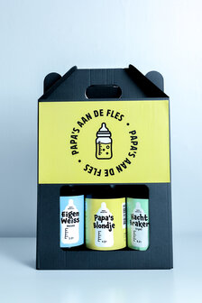 Bierdoos gevuld met 6 x Papa&rsquo;s Special Amber Bier (Limited Edition)